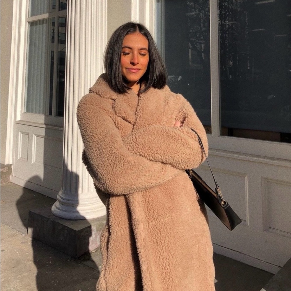 LOGG Long Sherpa Teddy Jacket XS